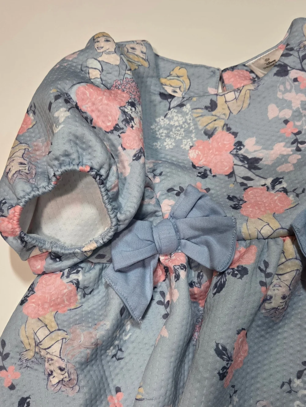 Disney Princess Cinderella Belle Party Dress Sz 6 Fancy Hybrid Apparel Bows